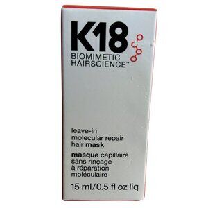 K18 Biomimetic Hairscience Leave-In Molecular Mask .5 fl oz